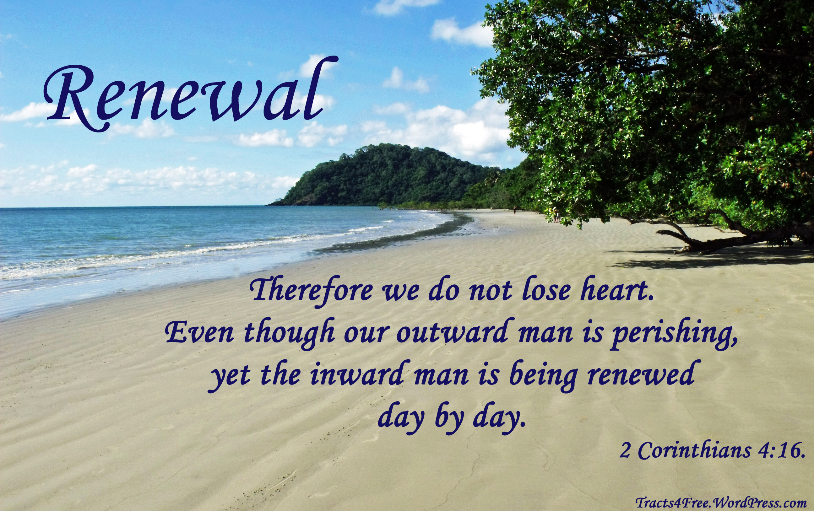 Renewal Christian poster.